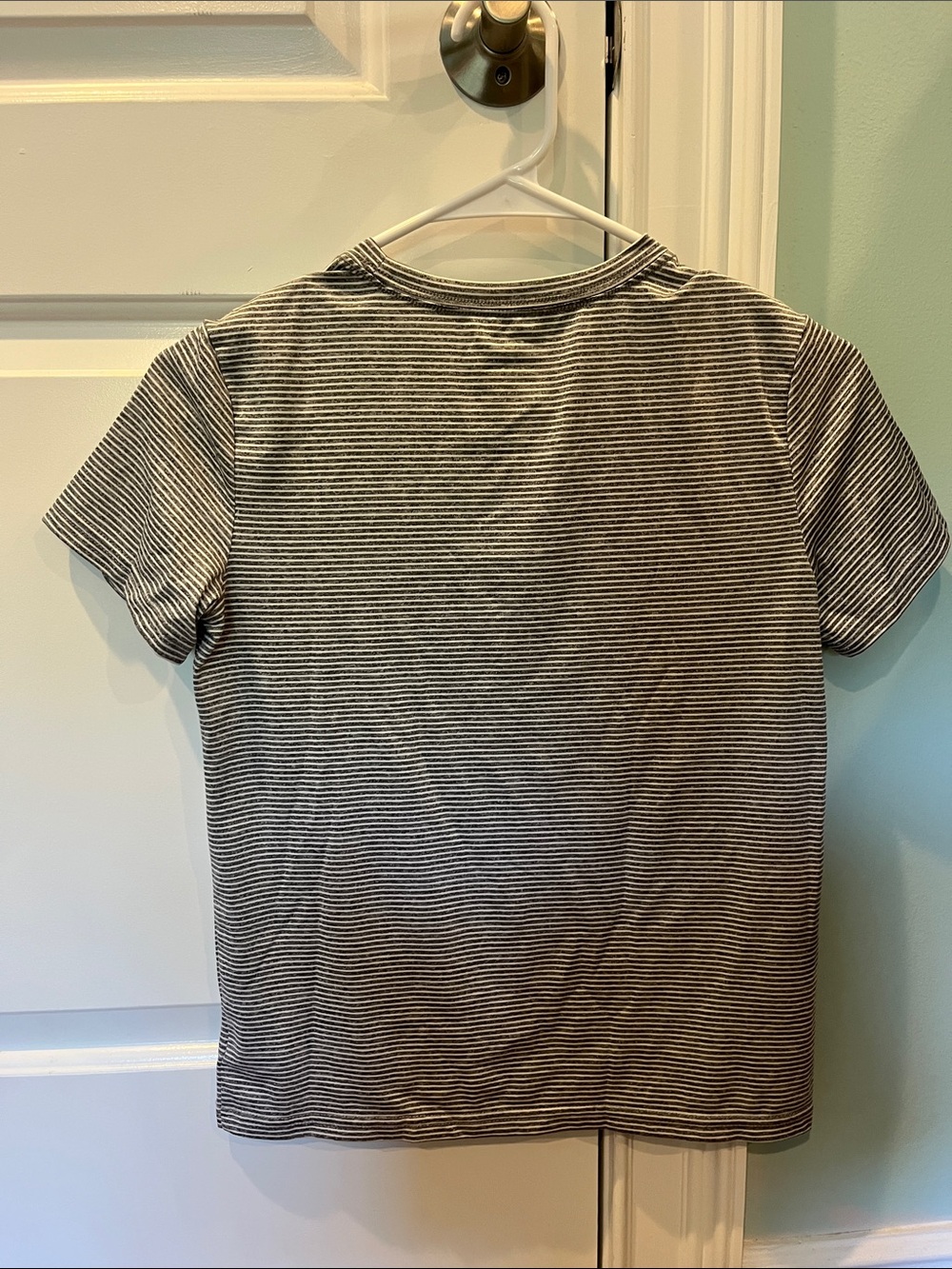 Black & White Striped Short Sleeve Tee